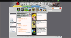 Desktop Screenshot of larare.svenska-djur.se