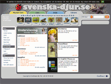 Tablet Screenshot of larare.svenska-djur.se